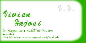 vivien hajosi business card